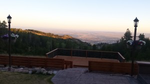 A view of Casper Wyoming from the top of Casper Mountain